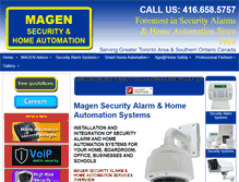 Tablet Screenshot of magen.ca